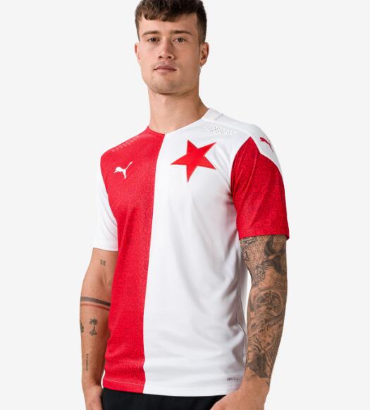 Slavia Praha Home Kit Soccer Jersey 2020/21